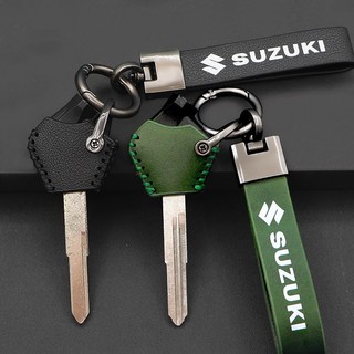 小梁部品 SUZUKI 重機 台鈴 皮製 鑰匙套 鑰匙圈 機車 真皮 ADDRESS110 V125 MUSIC