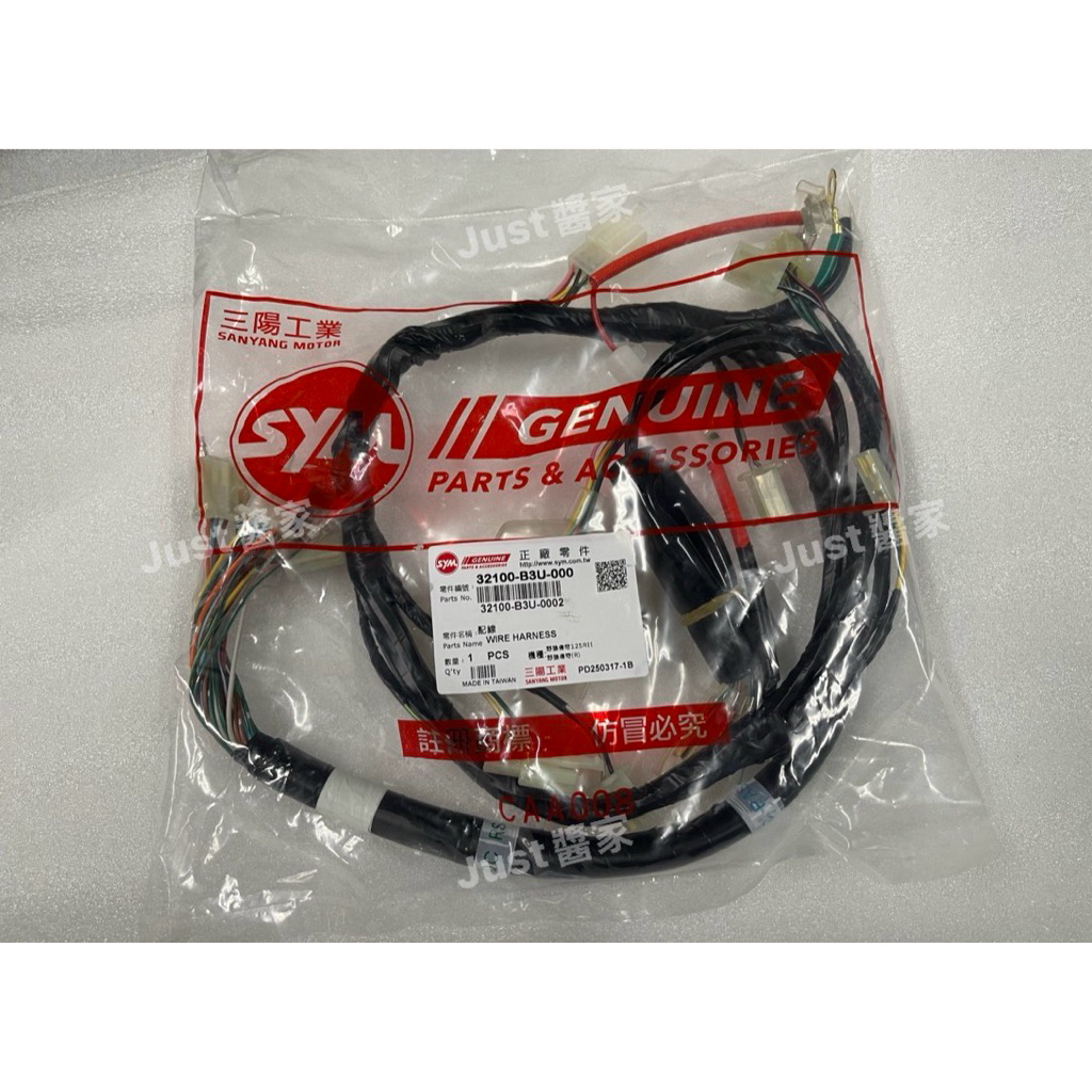 【JUST醬家】SYM 三陽 原廠 野狼傳奇 R 狼R 傳狼 R版 主線路 主配線 全車配線 配線 雙錶