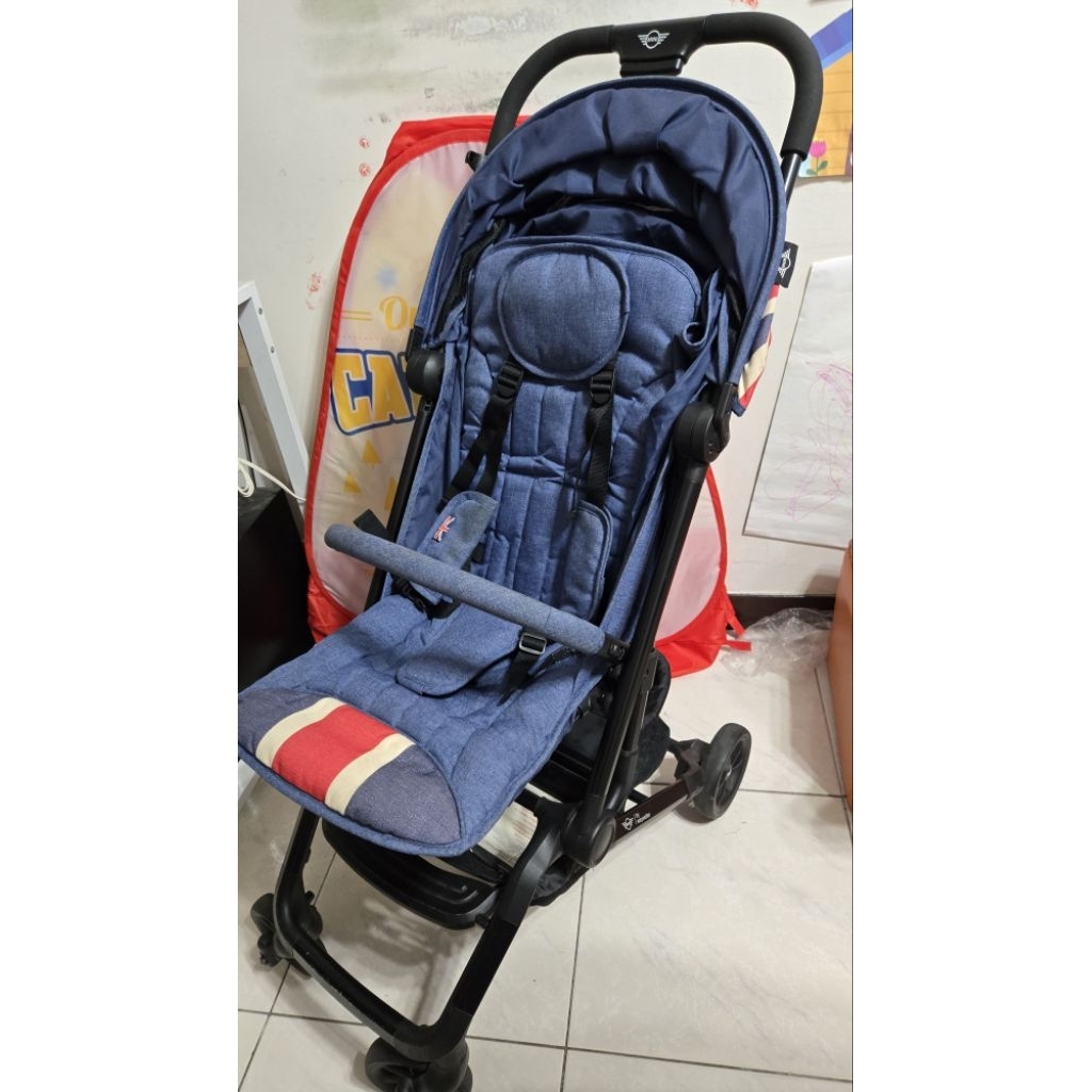 二手【荷蘭 Easywalker】MINI XS 嬰兒手推車/三折傘車