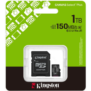 Kingston【 Canvas Select Plus microSD KTCS3 】記憶卡 1TB 代理商公司貨