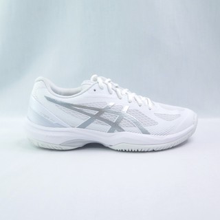 ASICS 1072A112102 COURT HUNTER FF 男女 羽球鞋 白x銀【iSport愛運動】
