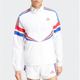 Adidas 外套 Adizero R JKT 白藍紅 男 JD7317