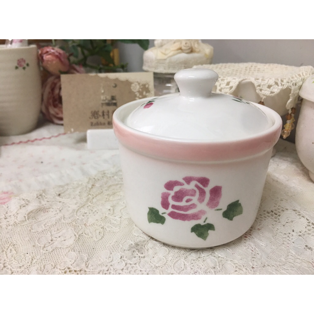 現貨 日本製 Many 玫瑰 陶瓷罐