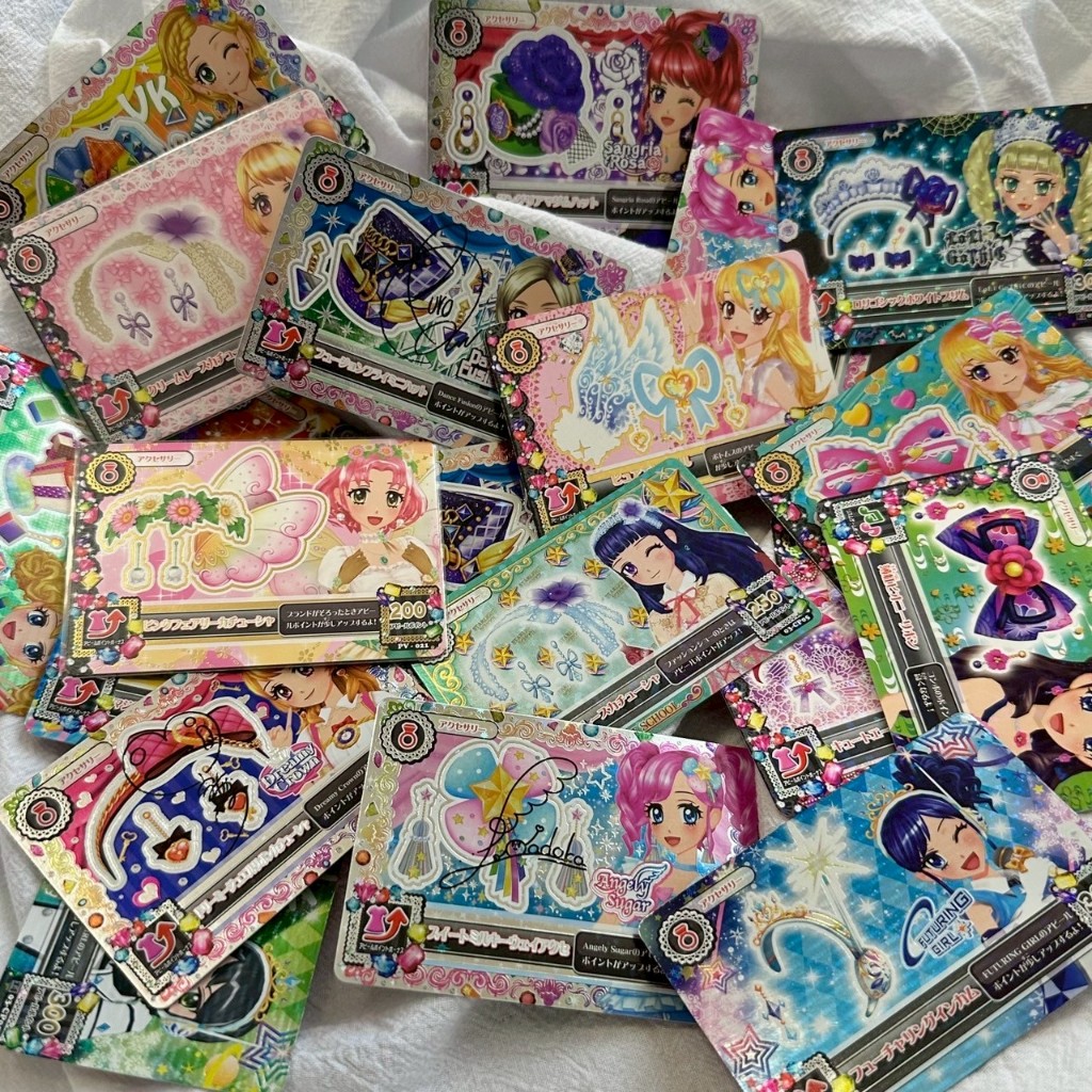 7/31更新 偶像學園 頭飾cp絕版稀有卡 星宮莓 極光 雙魚座 情人節頭 有簽 大空明理 音城星羅