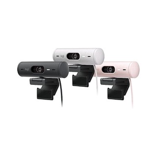 Logitech 羅技 Brio 500 網路攝影機 公司貨 石墨黑/珍珠白/玫瑰粉