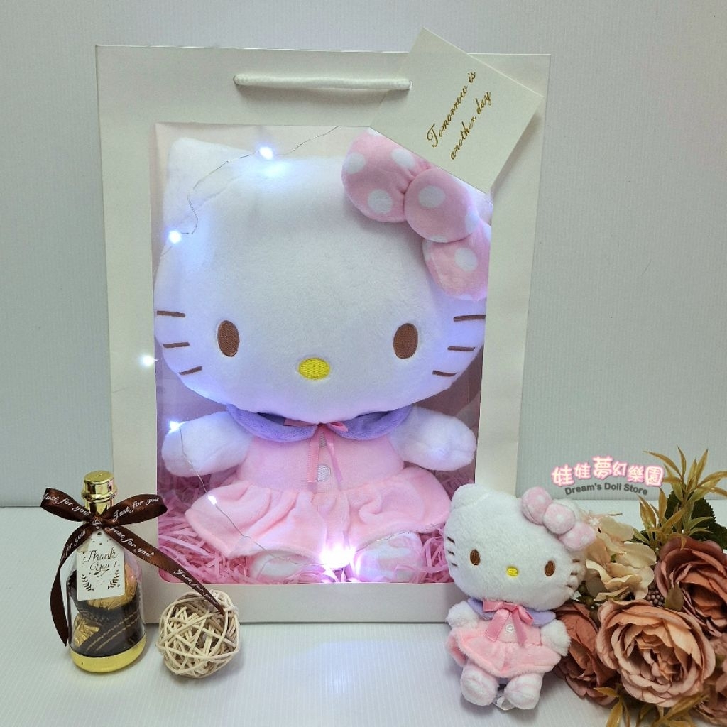 (現貨)kitty娃娃~kitty禮物袋~正版三麗鷗~kitty玩偶~kitty絨毛娃娃~凱蒂貓玩偶~生日禮物~畢業禮物