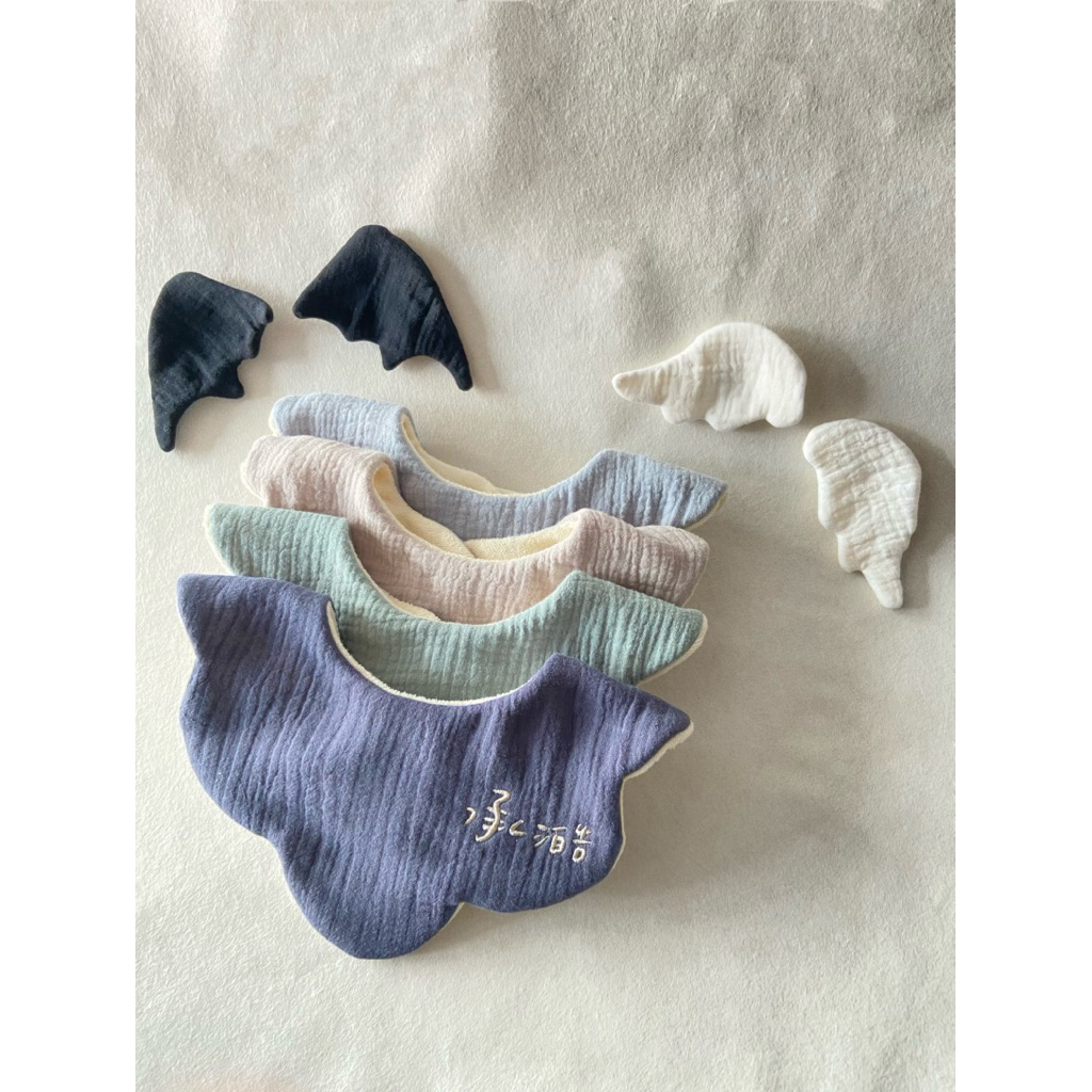 ［檸檬小羊］ 天使翅膀兜 天使圍兜 惡魔翅膀兜 惡魔圍兜