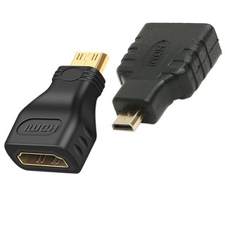 Mini Micro HDMI公 轉 HDMI母 轉接頭 1080P 轉換頭 Mini HDMI TO HDMI
