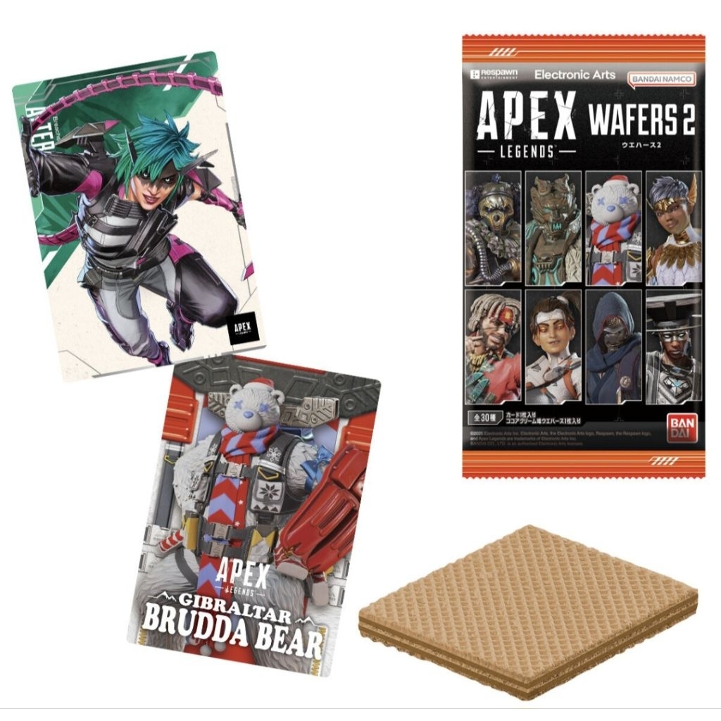 全新 Apex Legends 盒玩 20入 卡片 角色造型卡片 餅卡 Apex 英雄 萬塔捷 導管 手遊 食玩 卡包