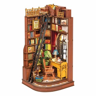 Robotime 若態 Rolife 若來 唐頓書屋 書立 DIY 迷你屋 袖珍屋 手工拼裝 收藏屋 微縮模型