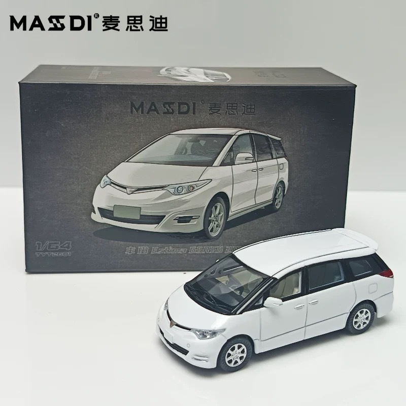 《64SHOP》MASDI麥斯迪｜TOYOTA Previa/Estima GSR 50｜大魔王休旅車｜1/64合金模型