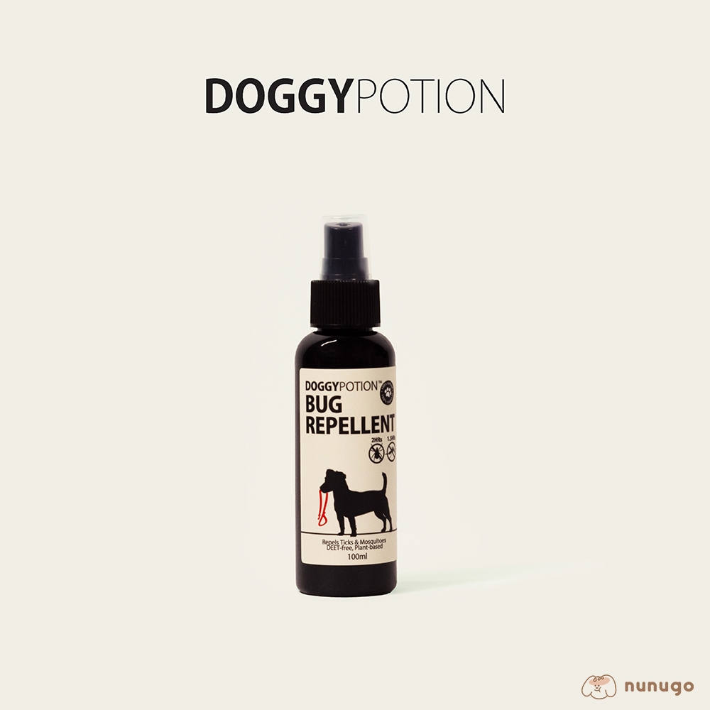 【nunugo奴奴狗】犬用天然防蟲噴霧100ml｜泰國DOGGY POTION 寵物防蚊液 驅蟲噴霧 夏季必備 天然成分