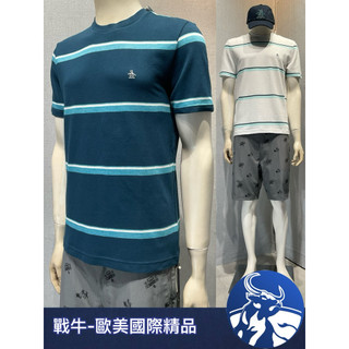 企鵝 T恤 [戰牛精品店] 休閒圓領衫 企鵝牌 MUNSINGWEAR 歐美原裝全新真品 企鵝衣服名牌精品 短袖男T恤