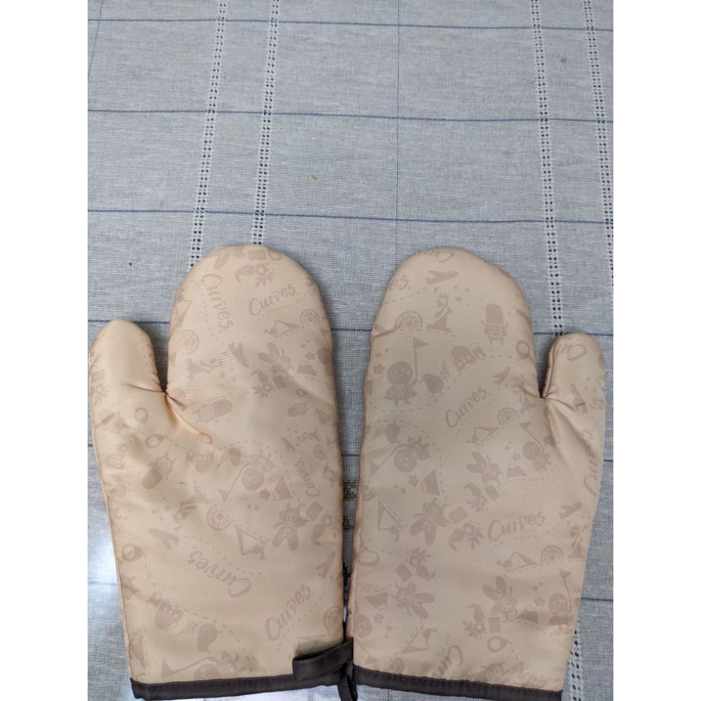 Curves料理圍裙&手套組