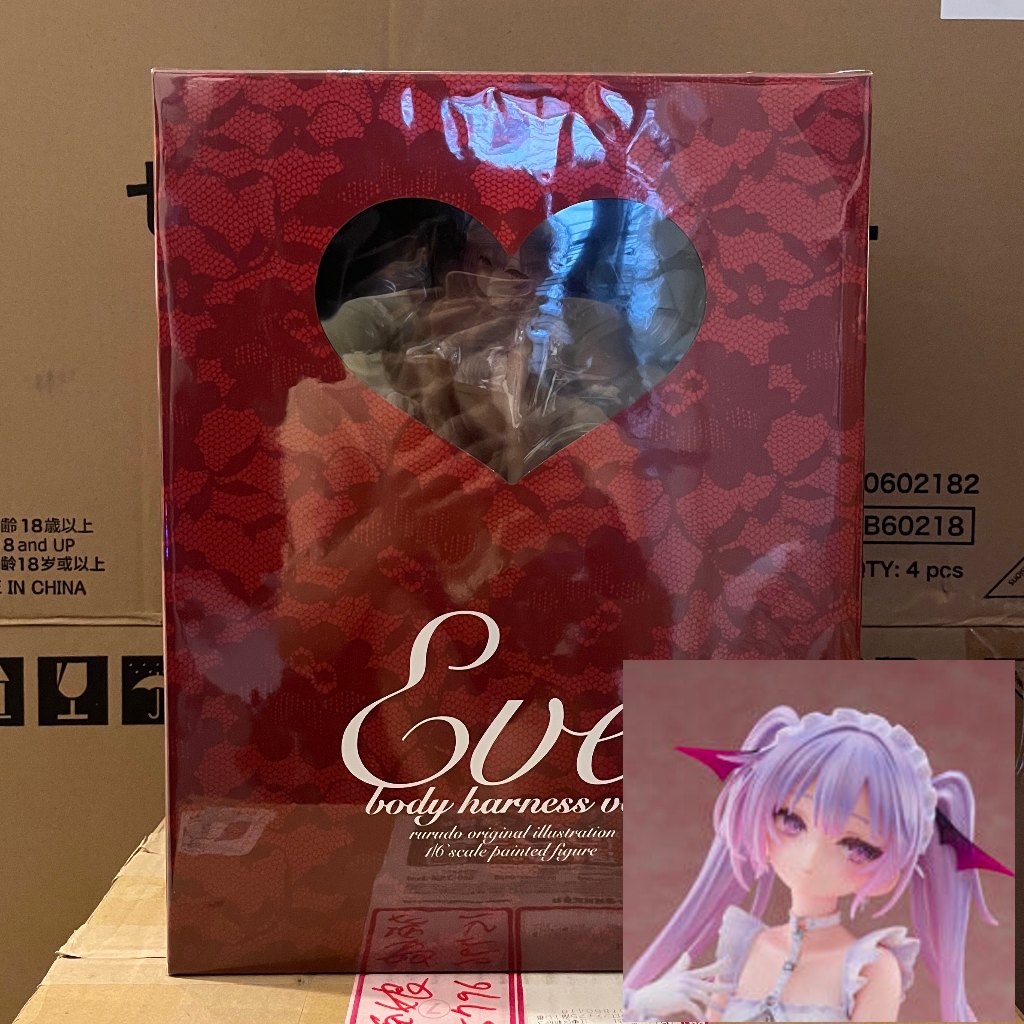 【台北京站模型】 伊芙 身體束帶Ver Pink Charm Rurudo 原畫 PVC 模型 身體束帶
