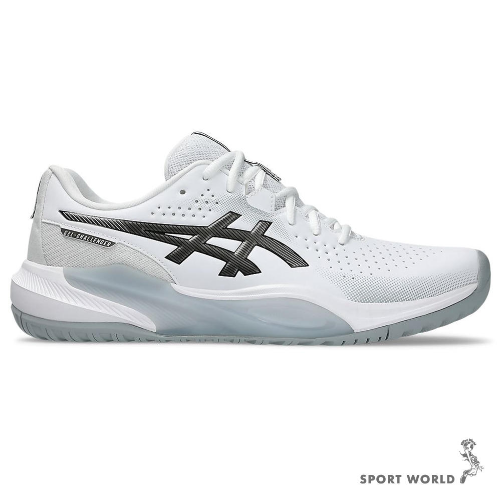 Asics 亞瑟士 網球鞋 男鞋 GEL-CHALLENGER 15 白黑【運動世界】1041A510-101
