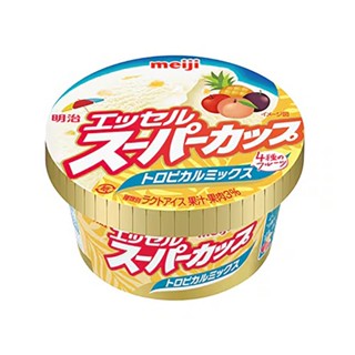 meiji明治 超級杯冰淇淋-水果優格派對 200ml（冷凍）【Donki日本唐吉訶德】