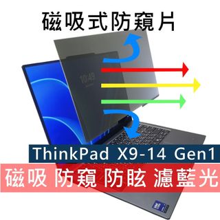 【Ezstick】ThinkPad X9-14 Gen1 磁吸防窺片｜抗藍光防眩光｜Privacy Filter