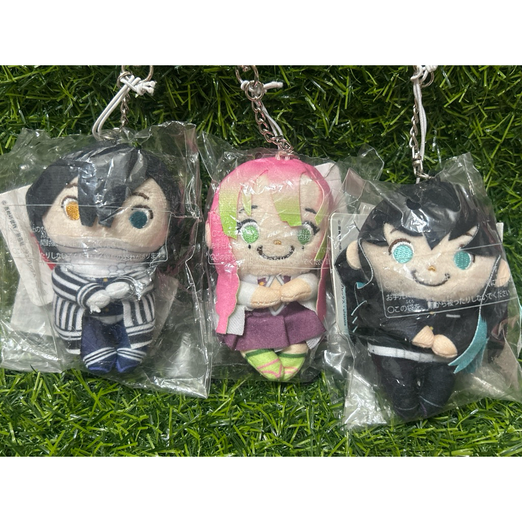 👍正版 鬼滅之刃 無一郎 甘露寺蜜梨 富岡義勇 炭治郎 蝴蝶忍 富岡義勇 伊黑小芭內 時透無一郎 吊飾 鑰匙圈 小娃娃