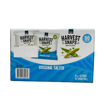 好市多商品-Calbee Harvest Snaps 鹽味豌豆脆果 900公克