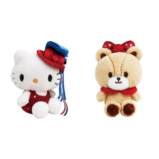 ♥小公主日本精品♥ Hello Kitty 泰迪 絨毛玩偶娃娃 床頭娃娃 居家擺飾 50週年 ~ 3