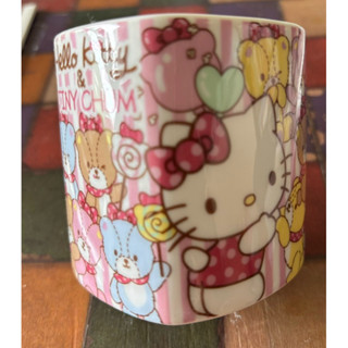Sanrio Hello Kitty與泰迪熊朋友系列心形❤️陶磁杯