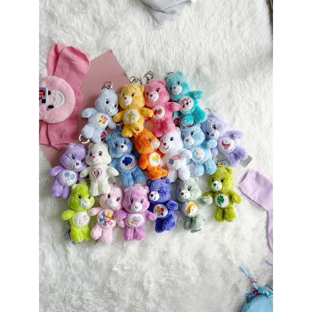 CARE BEARS 彩虹熊 泰國 吊飾 鑰匙圈 掛飾 CAREBEARS 泰國限定 【Insane-21】