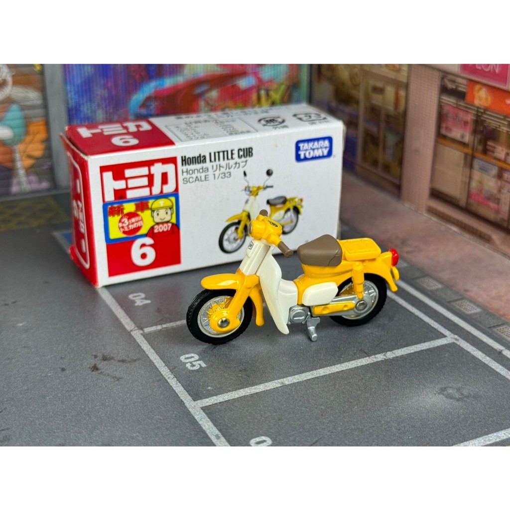 TOMICA-B29-已拆封-新車貼 No.6-Honda LITTLE CUB
