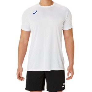 亞瑟士 ASICS 短袖上衣 男女中性款 日本版 排球上衣 2053A189-100