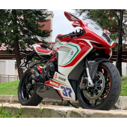 {who's rock 碳纖維} 碳纖維 左右 下導流 下擾流 卡夢 適用於 MV AGUSTA F3 675-800