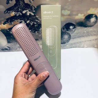 OSIM 摩髮梳 OS-160 按摩梳 美髮梳 梳子 頭皮按摩 頭髮 旅行 出差 輕巧 震動按摩 頭部 護理 養髮梳紫色