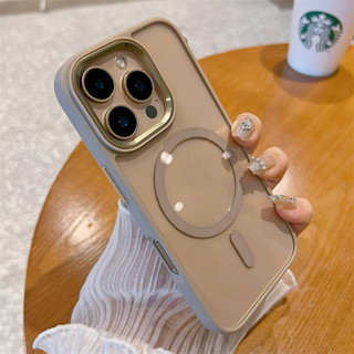 簡約 i15 /i16磁吸手機殼 防摔殼 蘋果保護殼 適用於 iPhone 16 15 14 13 12 Pro Max