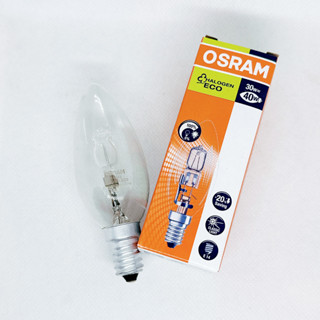 OSRAM 64542B ECO E14 230V 30W 清光 尖清 省電鹵素燈泡蠟燭燈泡 可調光