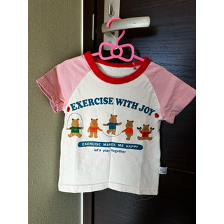 🌟二手童裝👶 韓系平價服飾-多隻小熊插圖短T (已售出)