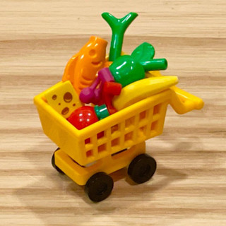 LEGO 樂高 MOC 購物車 菜籃 超市推車 超市 包含所有食物 全新零件 創作