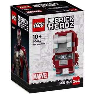 【臺中翔智積木】LEGO 樂高 BrickHeadz 40669 Iron Man MK5 Figure 鋼鐵人