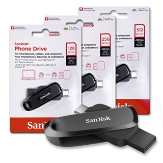 SanDisk Phone Drive DDC6 黑色 128G 256G 512G Type-C OTG 隨身碟