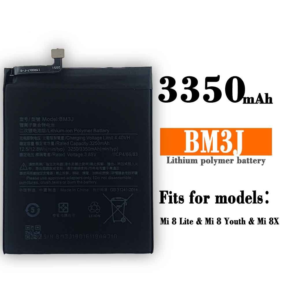 適用小米Mi8 Lite/8 Youth/8X手機電池BM3J充電板3350mah工廠批發