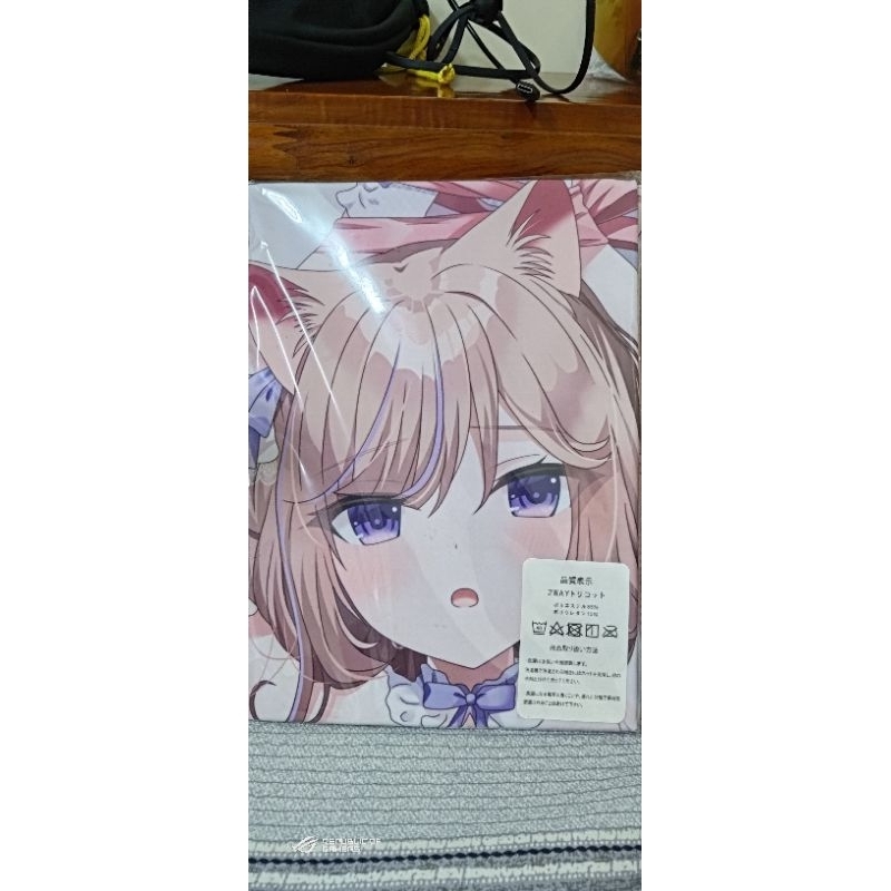 mafuyuレオちゃん白貓娘 抱枕套