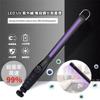 便攜式30LED紫外線消毒燈,手持可磁吸光照殺菌燈,居家旅行多功能滅菌燈