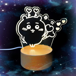 🎁3D立體小夜燈🎁吉伊卡哇 含禮盒卡片提袋 生日禮物/禮物/情人節禮物/維尼.史迪奇.史努比.蠟筆小新.拉拉熊.米奇