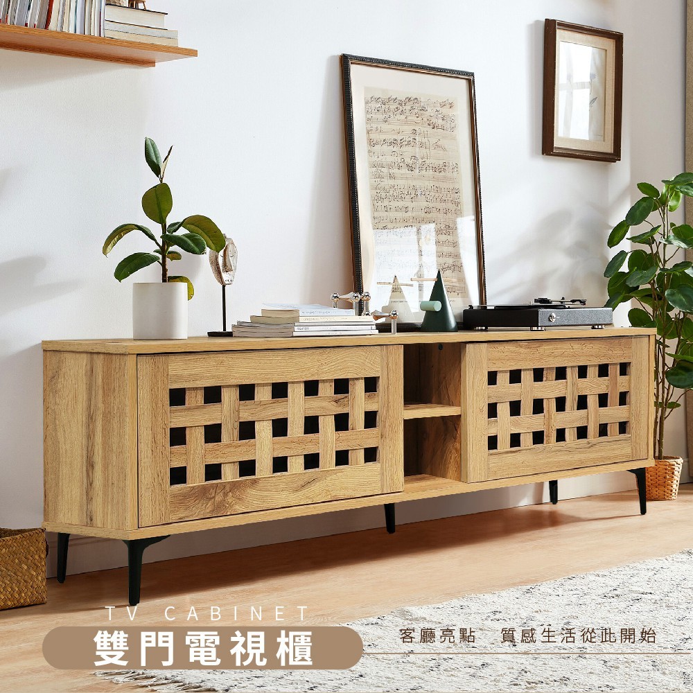 RICHOME 電視櫃(長140公分)(雙門設計) 電視櫃 收納櫃 置物櫃 TV174 TV176 TV178