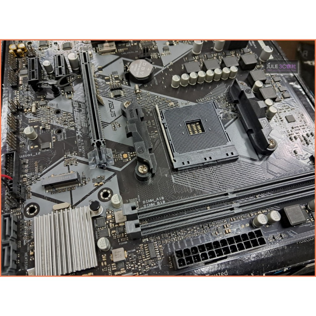 JULE 3C會社-華碩 PRIME B450M-K B450/D4/全方位保護/M2/良品/AM4/MATX 主機板