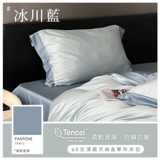 現貨 60支天絲 法式經典 素色床包 / 兩用被套【單人/雙人/加大/特大】Tencel 萊賽爾 天絲床包