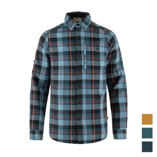Fjallraven 小狐狸 男 Fjallglim Shirt 保暖襯衫 格子襯衫 底層 格紋 81380 綠野山房