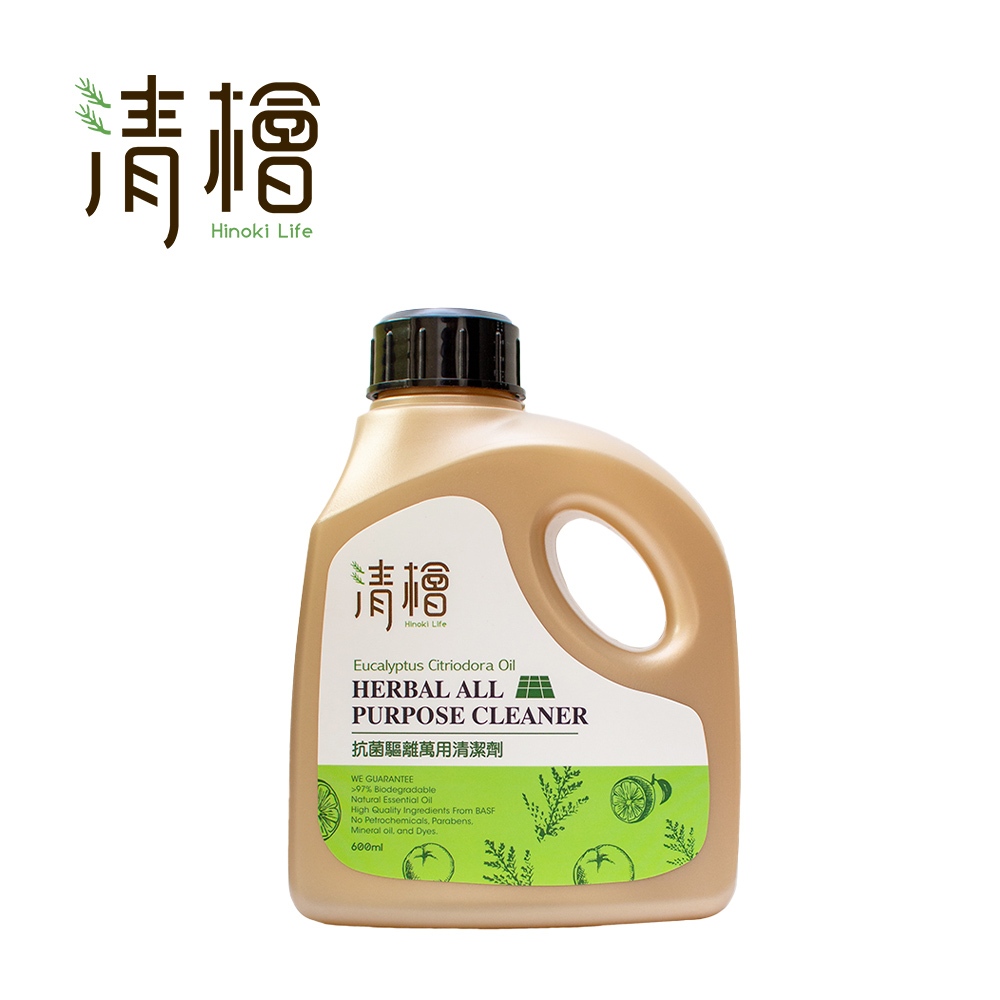 Hinoki Life 清檜 抗菌驅離萬用清潔劑600ml【YODEE優迪】