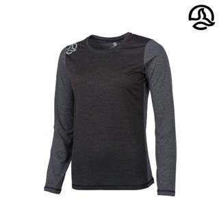 TERNUA 女Dryshell排汗圓領長袖上衣 黑 (S-XL) KRODINA 1207699 / 吸濕排汗 底層衣