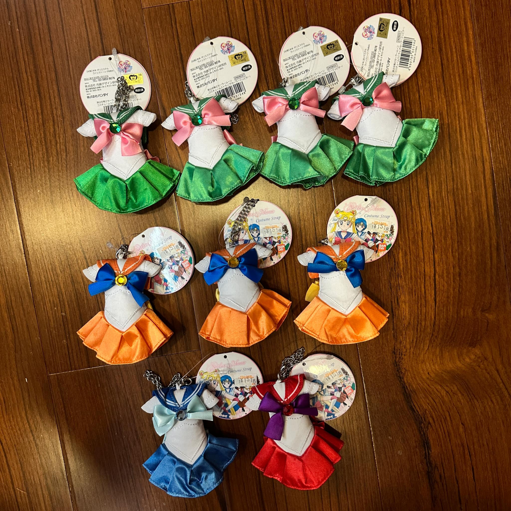 ZEKE 保證真品 萬代 BANDAI 美少女戰士 日版金證 月光仙子 制服 戰隊服 造型 吊飾 手機鍊 鑰匙圈