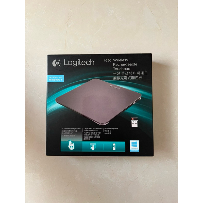 全新未拆封  羅技Logitech T650 無線充電式觸控板
