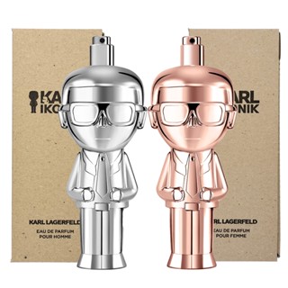☆MOMO小屋☆ KARL LAGERFELD 時尚大帝 淡香精 100ml TESTER 環保盒 (極光銀/流光金)